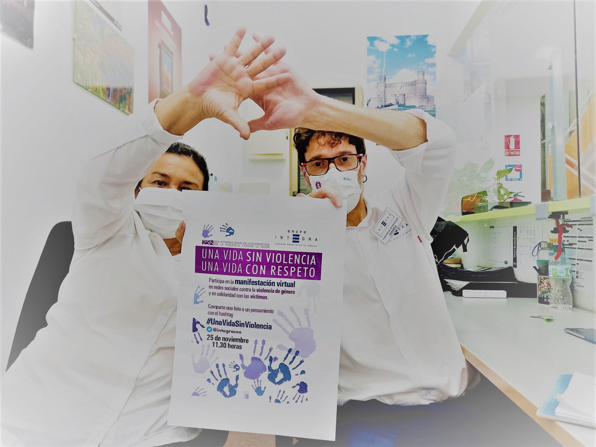 Integracee's tweet photo. Desde @Integracee Madrid nos unimos a esta manifestación digital para dar apoyo a todas las mujeres y sumarnos a la eliminación de la violencia #UnaVidaSinViolencia 💜 https://t.co/IQ6vD0m10z