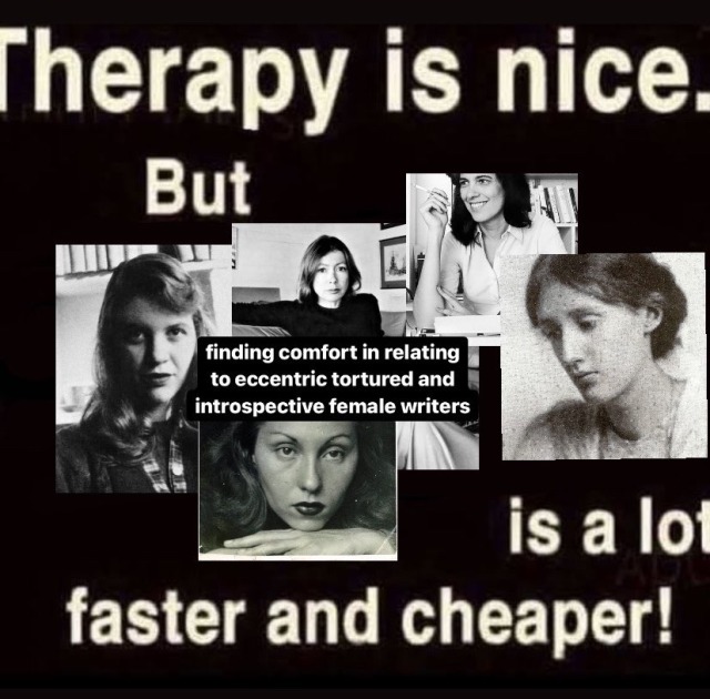 literarybase's tweet photo. /lt :")) kalian udah baca karya siapa aja?

(Sylvia Plath, Joan Didion, Clarice Lispector, Susan Sontag, Virginia Woolf) https://t.co/pJ7zGZK0OR