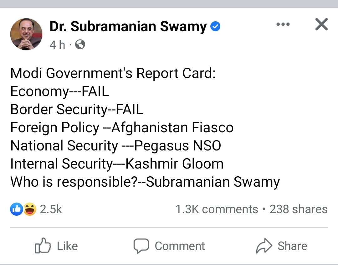 AparBharat's tweet photo. RT if you think @Swamy39 is greedy and shameless character. https://t.co/9CJYVlIkjD