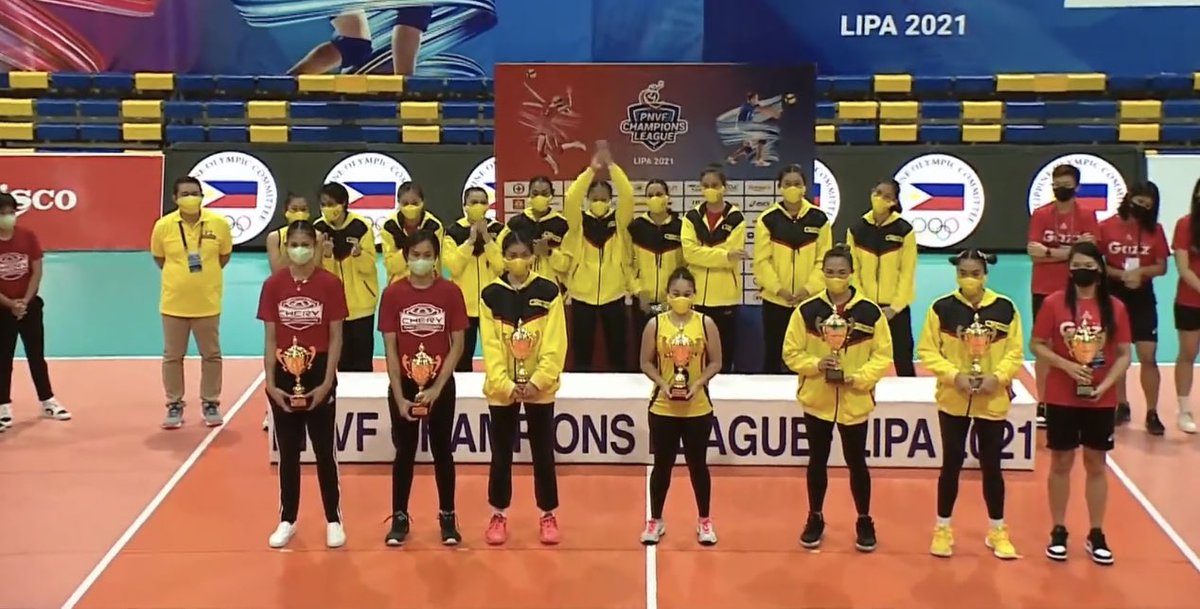 volleytrails's tweet photo. #PNVFChampionsLeagueW Dream Team

MVP: @KiannaDy 
Best OH: @CesMolinaaa @dindinsmanabat 
Best MB: @Abymarano , @maikaortizz 
Best Setter: @iristolenada 
Best OP: @KiannaDy 
Best Libero: @dawn_macandili 

Congratulations! 💪👏🎉
🇵🇭🏐 #volleyball https://t.co/E6kASkjyhN