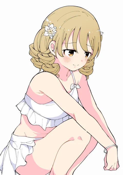 ペン練習絵に色を乗せただけ森久保 