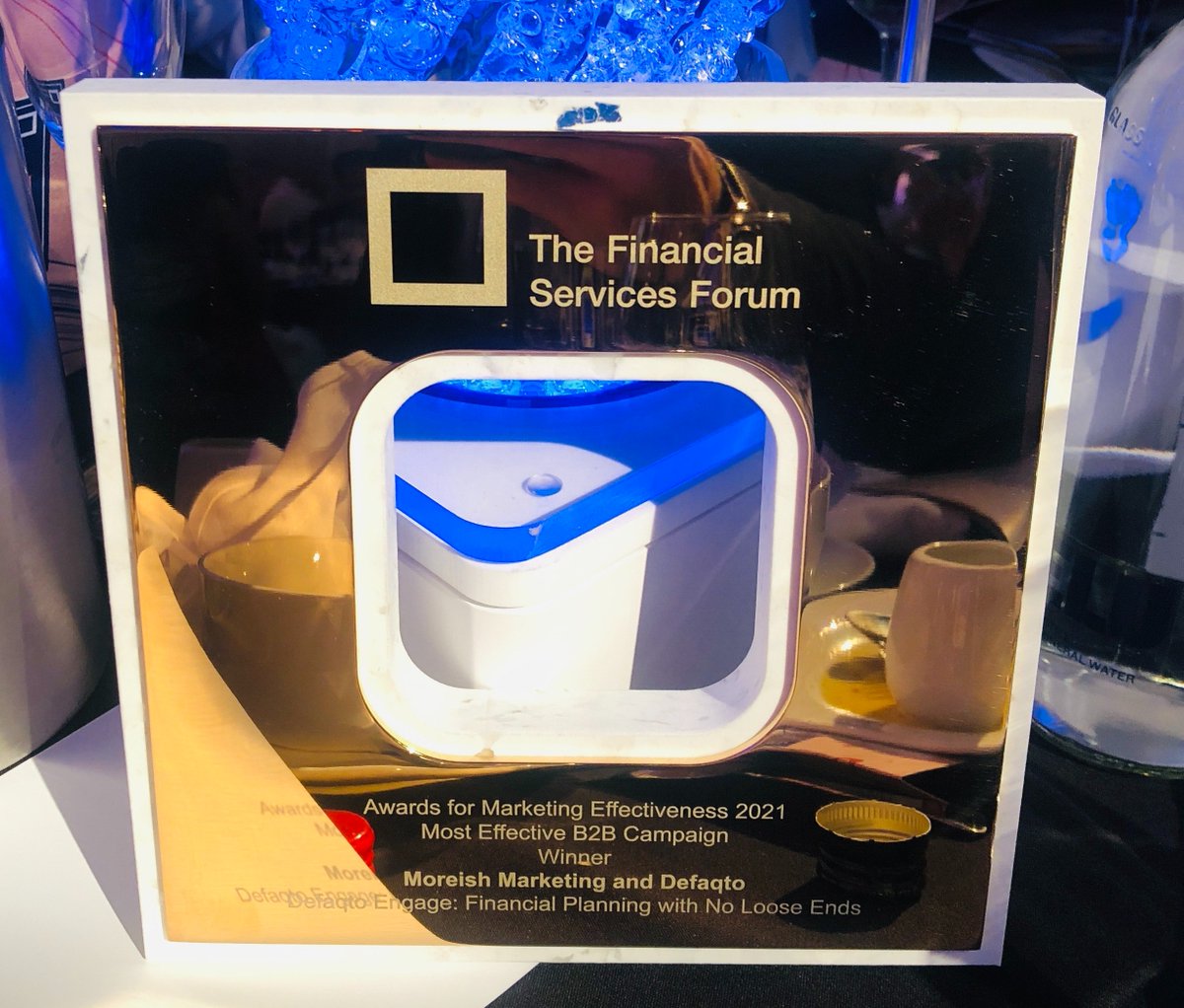 DefaqtoAdviser's tweet photo. Thrilled to have won together with @moreishmkting the category award for ‘Most Effective B2B Campaign’ at @TheFSForum 2021 Awards for Marketing Effectiveness 🏆
https://t.co/45Qk5bdTDU
#MarketingAwards #BrandStrategy #20YearsOfMe https://t.co/4txOc1GajH