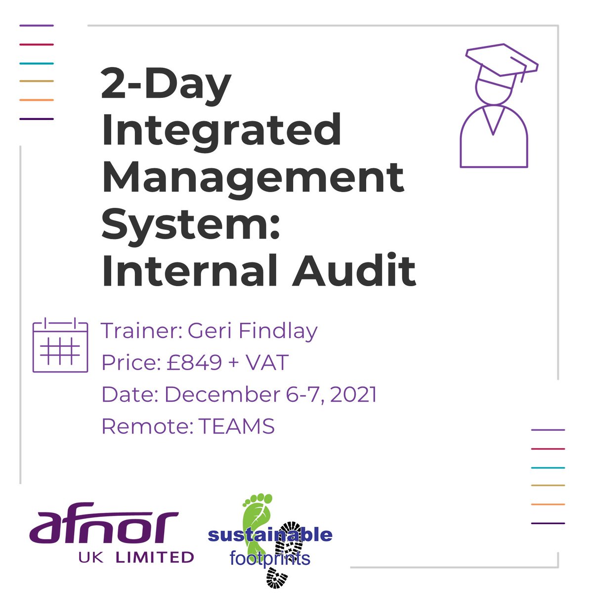 AfnorUk's tweet photo. A training for #consultants, #compliancemanagers and #auditors !!

Follow this link to learn more:
https://t.co/YiLT3yCsJ8

@SfLtd https://t.co/VggpTricxd