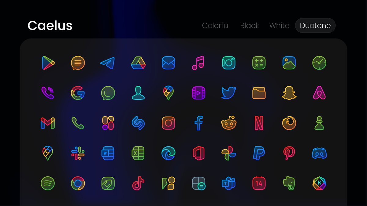 One4Studio's tweet photo. Caelus Duotone is on sale! Perfect time to buy this piece of art!

https://t.co/K1pOs3UMu3

Follow us, like and retweet and you can win one out of 5 codes!

#iconpack #sale #linearicons #android https://t.co/ijp47WYBxd