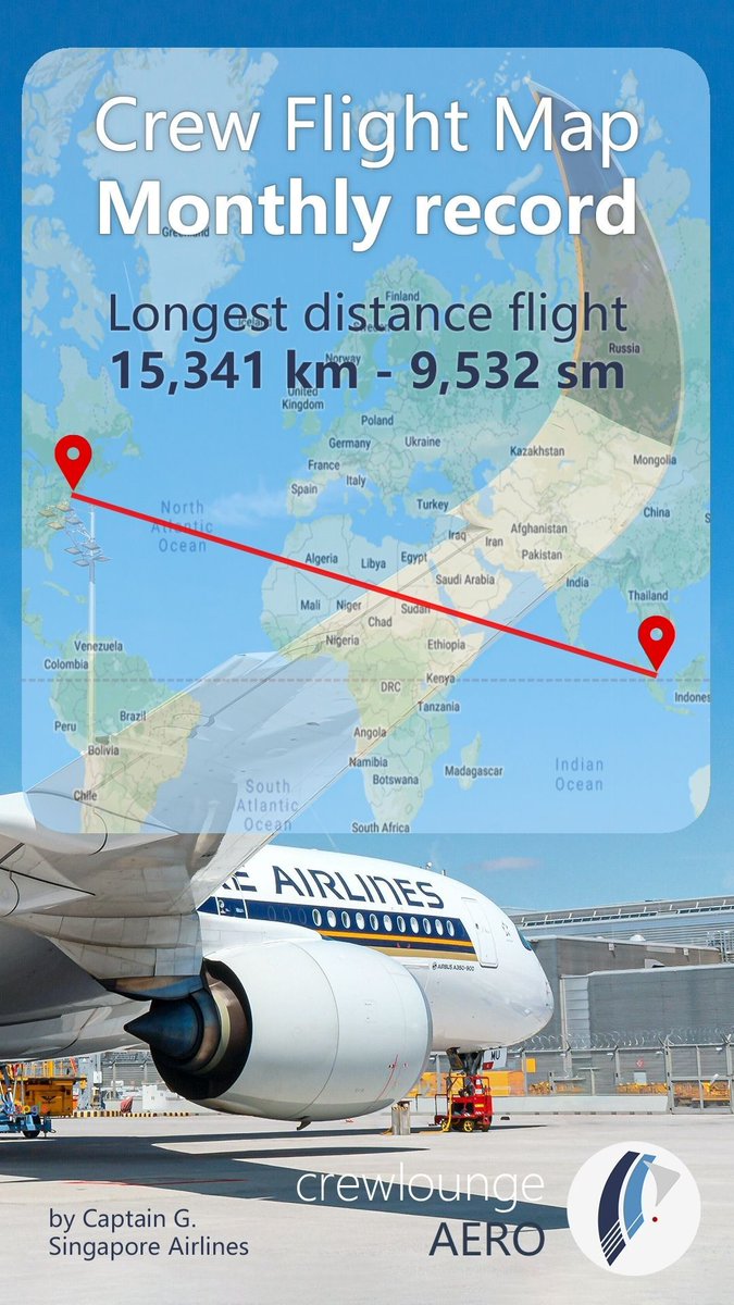 crewloungeaero's tweet image. Hurray! To more, more flights we fly...

#crewlounge #crewloungeaero #flightmap #mylifeinthesky #longestdistanceflight #pilot #cabincrew