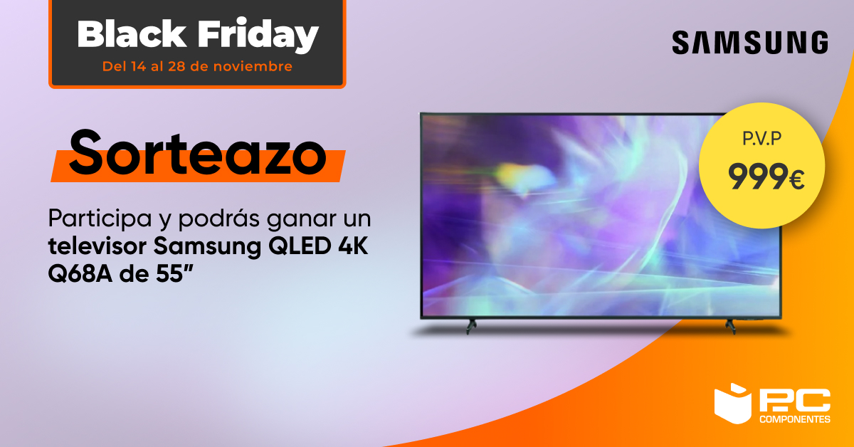 pccomponentes's tweet photo. 🔶¡SORTEAZO BLACK FRIDAY!🔶

😍¡Gana una TV @SamsungEspana valorada en 999€!

1⃣ RT y sigue a @pccomponentes
2⃣ Mira las ofertas Samsung 👉 https://t.co/HNeUaqBA2s
3⃣ Comenta con #PcComponentesSamsungBF diciendo cuál te gusta más

🔶¡Cuanto más comentes, más opciones tendrás! https://t.co/3wZnxfT6Se