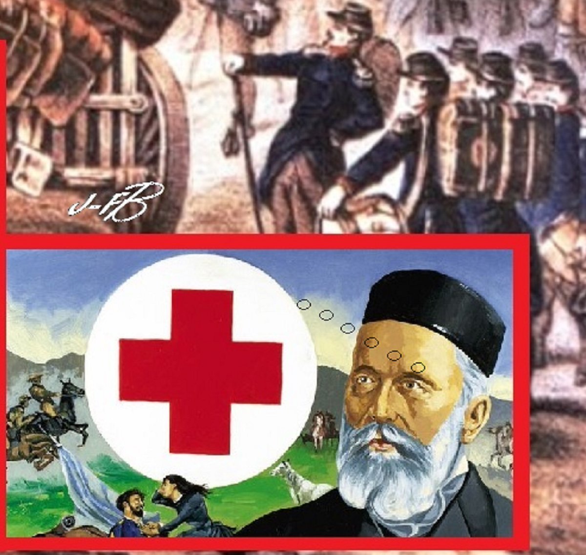barbierjeanf's tweet photo. Henri Dunant, Battle of Solferino. Anniversary of Red Cross
https://t.co/goha1VfwoU
#RedCross #OriginalArtwork #SolferinoBattle #A4ColorPrinting #NewLookPhilately
#WallDecoration #HistoryOfFrance #HomemadeMontage #ChristmasGift #CollectionStamp #ItalianCampaign #HenriDunant https://t.co/5U5GGJgluo