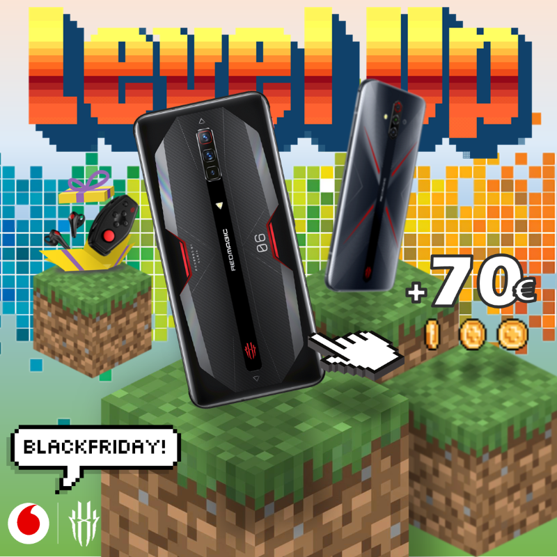 redmagicgaming's tweet photo. Vamos a jugar a un juego 🎮: si este 🙌 #Blackfriday reciclas 🟢 tu antiguo móvil con @vodafone_es, y compras un nuevo #REDMAGIC6 o #REDMAGIC6lite te llevas hasta 💰 70€ adicionales y todo un pack con accesorios gaming de regalo.
Más info aquí👇