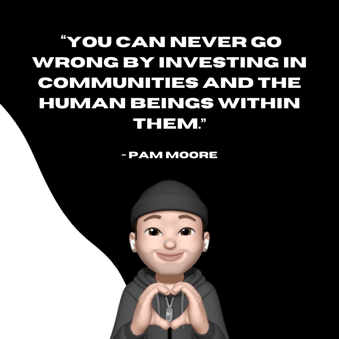 arisemgmt's tweet photo. This quote written by Pam Moore has always stood out to me! Amazing!

One of the best parts of Social Media is interacting with communities and engaging with the people within those communities💬

Make sure you always invest time in communities and the people within them🙏🏼
#quote https://t.co/vbNbRpTZS9