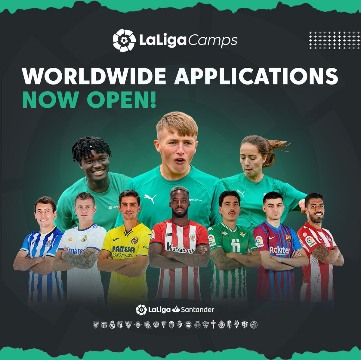 SwerveSoccer's tweet photo. Swerve Soccer is very proud to officially launch #LaLiga’s first sporting initiative within the UK!
🏕⚽️ Residential & Non-Residential Camp Places
👱♂️👱♀️ Ages 12-17
📆 31 Jul - 13 Aug 2022
🖥 Apply via https://t.co/e3AF0HMPZ3
#LaLigaCampsUK https://t.co/VJa1gm4BsF