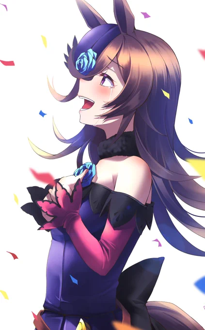#いい笑顔の日 #ウマ娘 
ライスシャワー。 