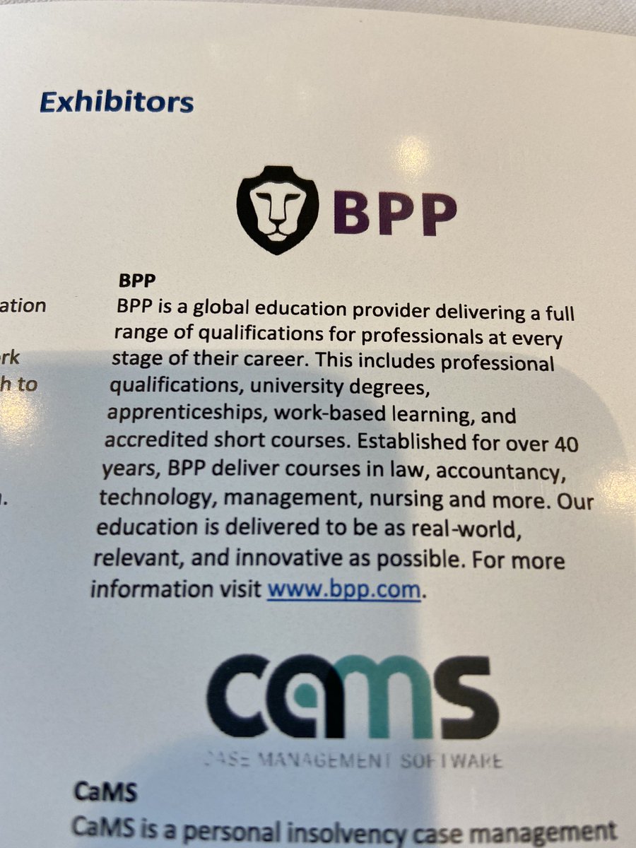 Sponsoring the IPA Conference…. <a href="/IPAssociation/">Insolvency Practitioners Association (IPA)</a>