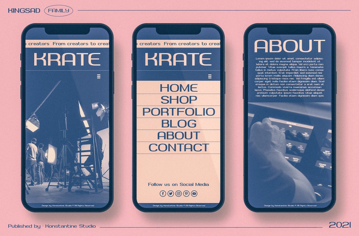 konsstudio's tweet photo. Kingsad - Display Family Sans Serif Fonts
https://t.co/qGFTFfhWKW

#font #fonts #typeface #typefacedesign #graphicdesign #visualarts #logodesign #branding  #Creative #digitalasset #download #typography https://t.co/3Xw6qUUY0M