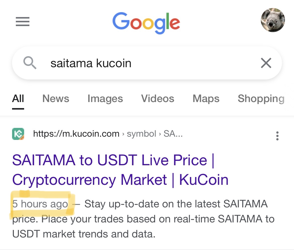 Kairos_Hesed's tweet photo. Fresh from the oven! 🔥🔥🔥#KuCoin listing for #Saitama !?👀
🚀🚀🚀💎🚀🚀🚀

#SaitamaWolfPack #SaitamaMask #SaitamaLLC https://t.co/0PWrYjLAJO