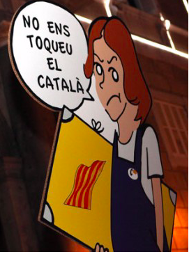 psicolegsanc's tweet photo. Ens volen assimilats, sense llengua ni cultura ni identitat catalana. I el que fan és mutilar la llengua invisibilitzar-la Som nosaltres qui l'hem de defensar, parlant-la i exigint el català a tot arreu, que ens atenguin en la nostra llengua o quan es cerqui feina . @assemblea https://t.co/ygV0tTW5g7