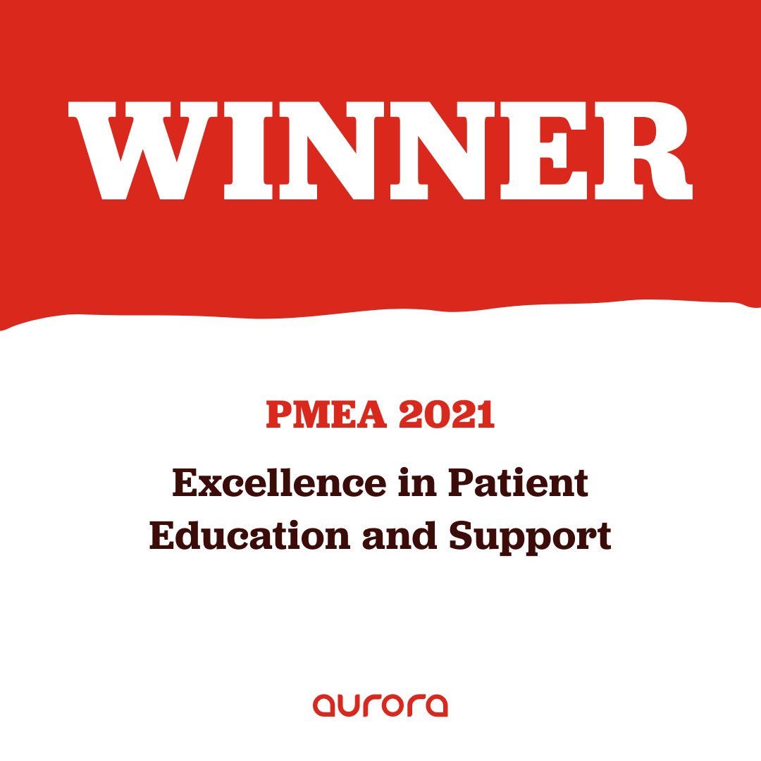 We are the proud winners of the Excellence in Patient Education and Support award at last night's #PMEA2021 #collaboration #patientinvolvement #awards #agencylife