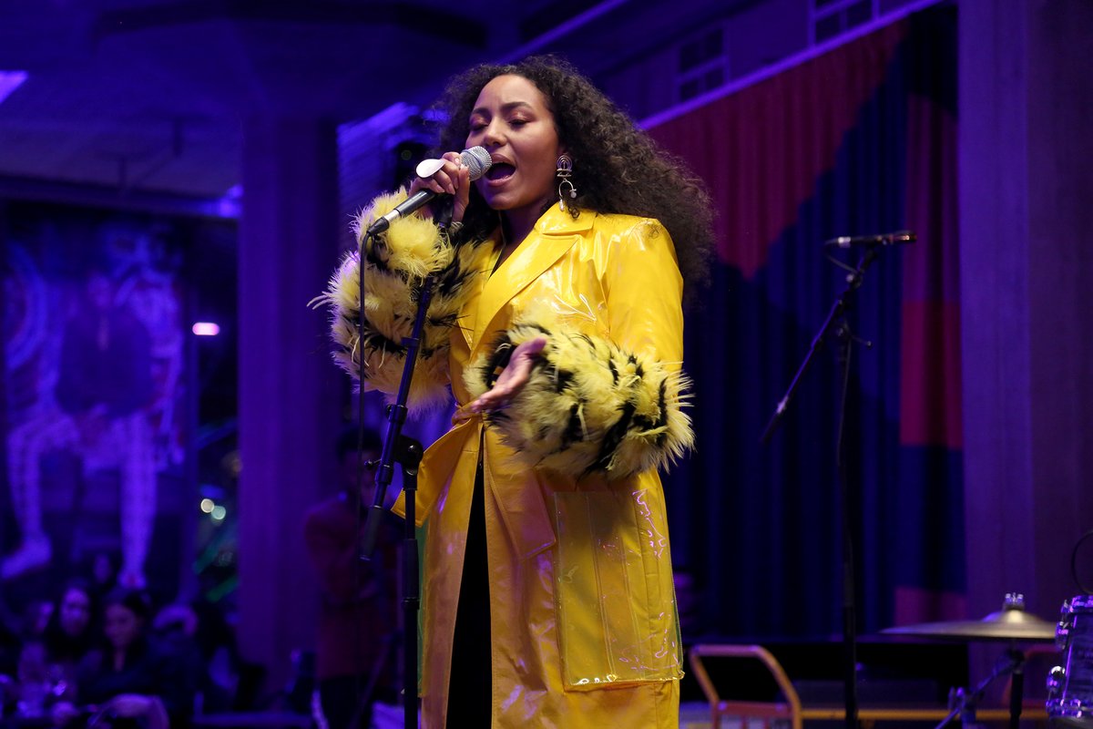 Kyra performing at Southbank Centre in 2019