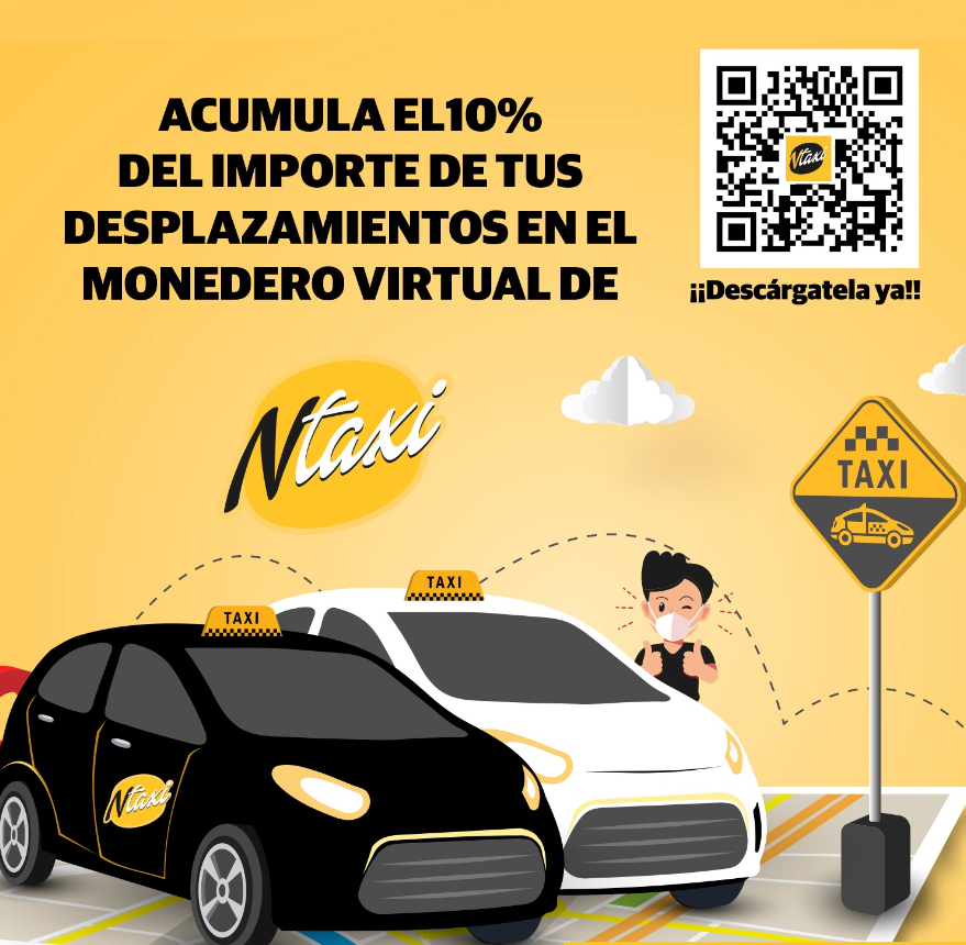 Ntaxi_'s tweet photo. ¡𝗔𝗛𝗢𝗥𝗥𝗔 𝗖𝗢𝗡 𝗡𝗧𝗔𝗫𝗜! 🚖 En este 𝗕𝗟𝗔𝗖𝗞 𝗙𝗥𝗜𝗗𝗔𝗬, reservando tu #taxi desde la #app, te devolvemos hasta un 10% que se acumulará en tu 𝗺𝗼𝗻𝗲𝗱𝗲𝗿𝗼 𝘃𝗶𝗿𝘁𝘂𝗮𝗹.

👉https://t.co/6I5ckKGRB1
👉https://t.co/Ey8l3clFKh

#MejorEnTaxi #taxis #BlackFriday https://t.co/NFJr5uteWN