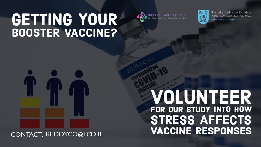 🔎Looking for participants for our study into the effects of stress + socioeconomic status on Covid vaccine responses.

As the booster campaign continues we're looking for ppl:
- With 2nd level edu or lower
- Booster in last 4-6wks or future date
- Between age 20-65