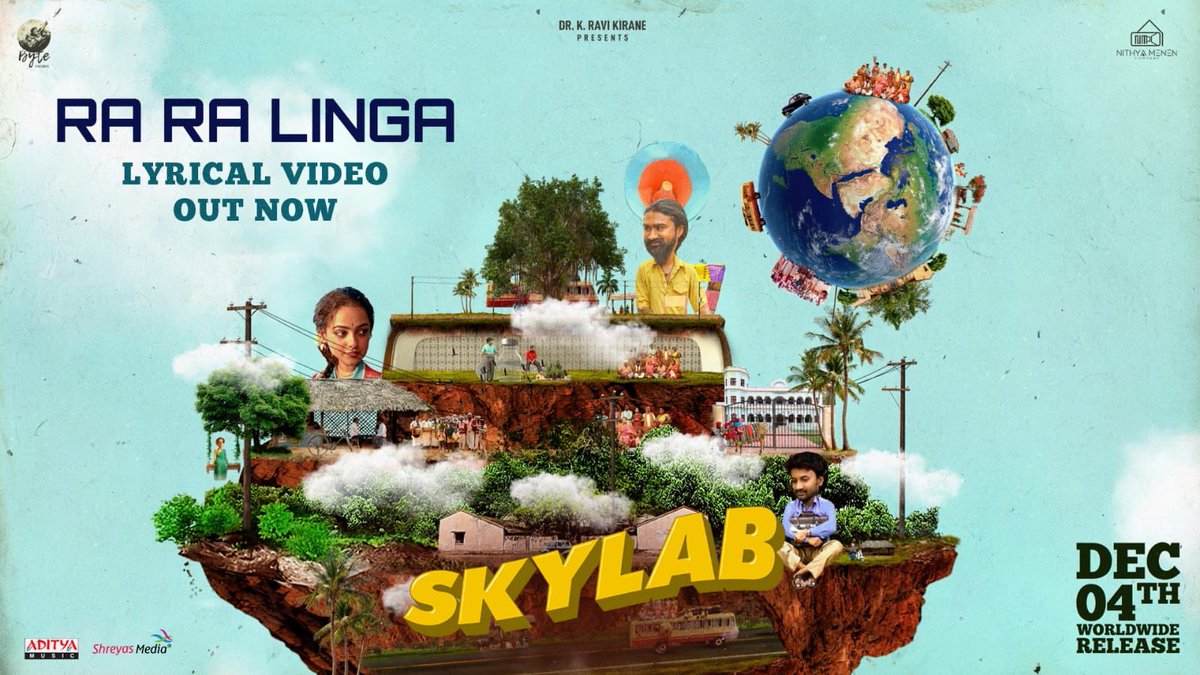 #RaRaLinga lyrical song from #SKYLAB 🛰️ is here!

👉 youtu.be/wUMP5SEVtZg

🎹 @prashanthvihari
🎤 @RSeanRoldan
✍️ @Patrudu1729

#SkylabOnDec4th

@MenenNithya @ActorSatyaDev 
@eyrahul @VishvakKhander1 @Prithvi_sp @bytefeatures #NithyaMenenCompany @adityamusic