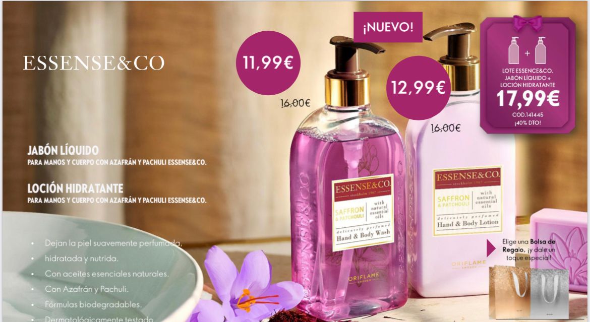 ❇️ ESSENCE &amp; GO ❇️

▫️ Jabón líquido
▫️ Loción hidratante

Todo por tan solo ‼️ 17'99€‼️

Para más información 📩