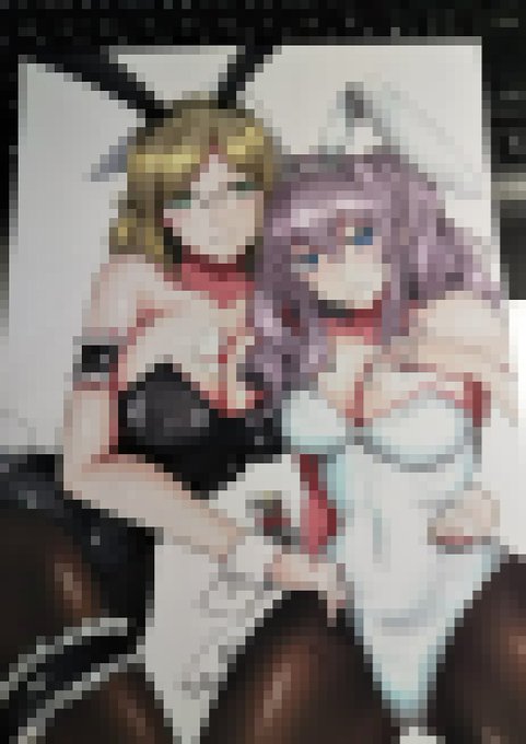 二パさん@Graf_XSR900のバニー合同に寄稿予定のイラストをプリントアウトしてチェック
明日明後日完成見込みです

背景はこれから!(アカン) 