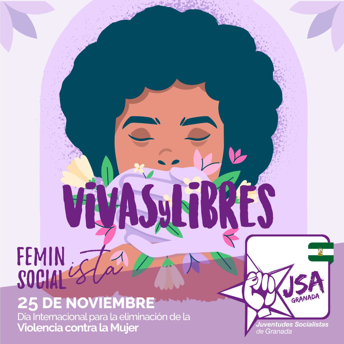 #25N, Día contra la Violencia de Género, recordamos a 1.118 mujeres que han sido asesinadas por sus parejas y exparejas en España desde que hay registros. Necesitamos una mayor implicación de la sociedad, para acabar con esta lacra. 💜💪
#Noestaissolas #Niunamenos #Vivasylibres