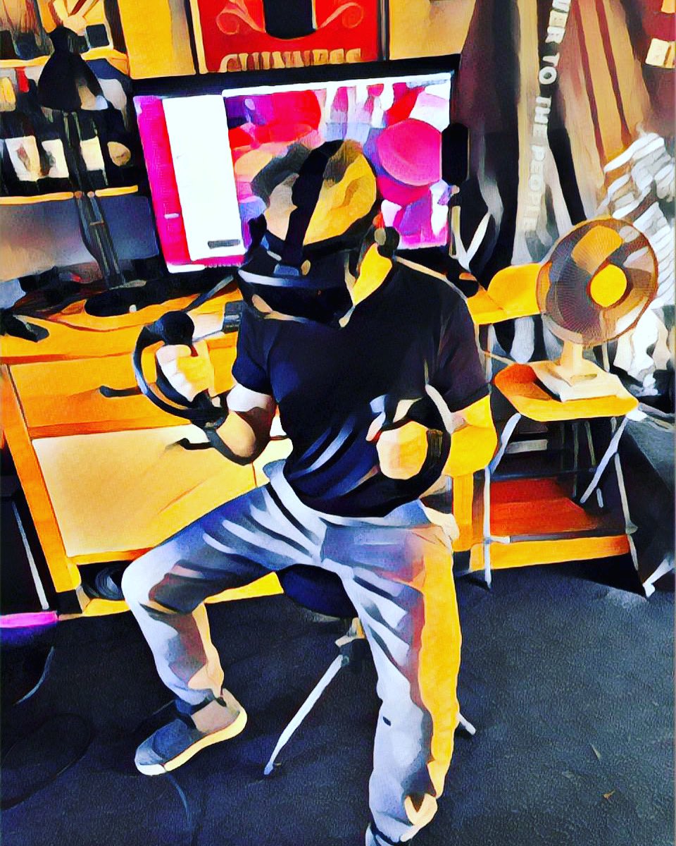petekirtley's tweet photo. I’ve performed on some pretty big stages in my career! This one is without question the most “out there” I’ve done though! #vr #Metaverse #virtualdrumming https://t.co/CdO8IqzStp
