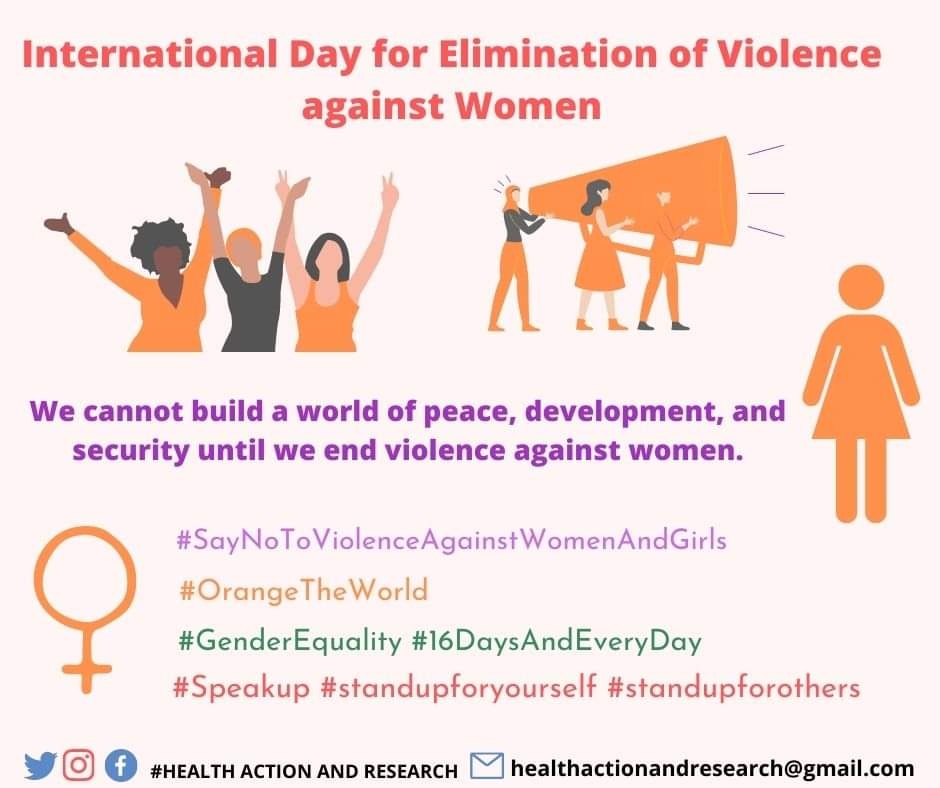 HealthActionan1's tweet photo. #SayNoToViolenceAgainstWomenAndGirls #OrangeTheWorld #GenderEquality #16DaysAndEveryDay  #Speakup #Standupforyourself #Standupforothers https://t.co/nsg8pb60Uv