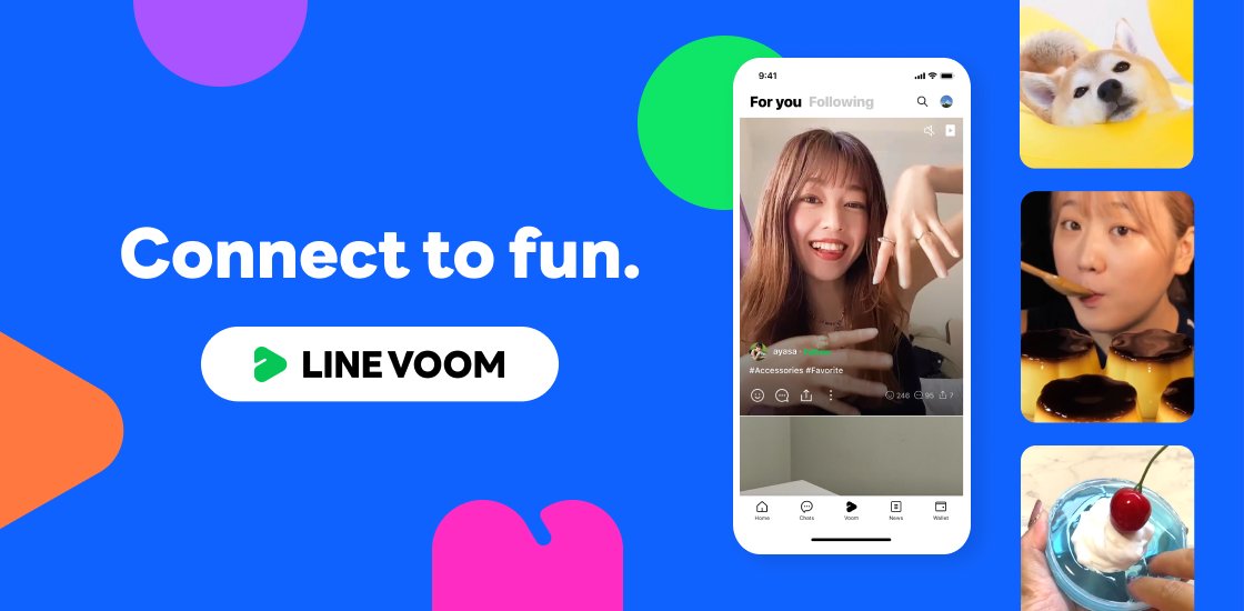 LINE_Global's tweet photo. Attention please! As of today, the #LINETimeline feature has a new name: "#LINEVOOM." As part of the change, now video contents have been upgraded and made more fun and engaging. Update your LINE app and enjoy #LINE VOOM now.
#LINEnewfeature #LINEfeature https://t.co/B8Cf71vGRe