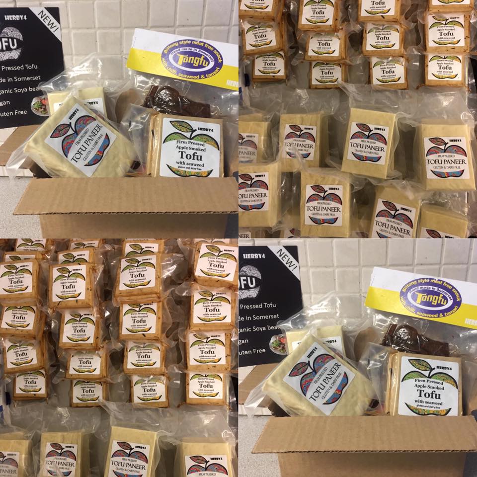 Wanting to do a vegetarian Christmas?  Why not try the excellent Tofu from <a href="/Herby4rocky/">Herby4</a> and get a pot of their organic cider on the mull too!  Get your tickets to the Christmas Shopping Fayre now at christmasshoppingfayre.com and come on in this weekend.