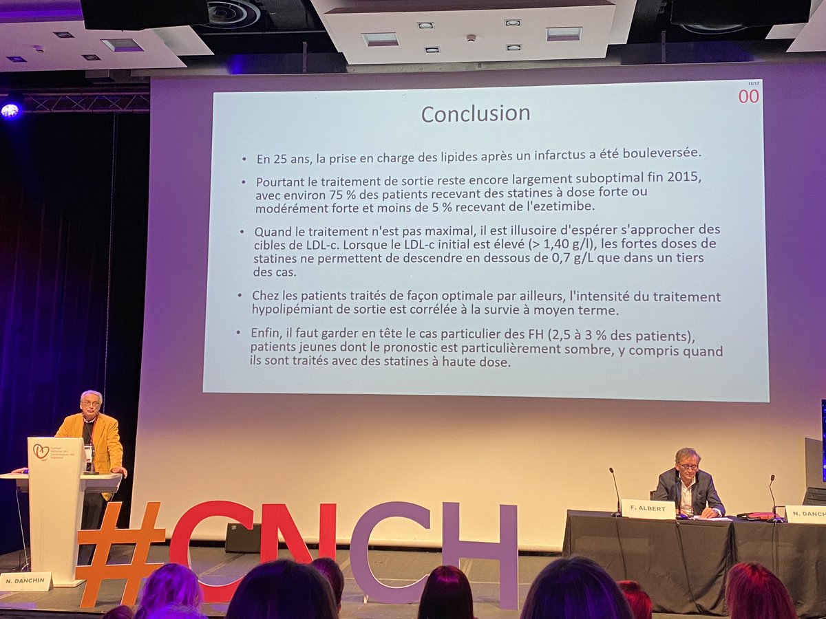 FranckAlbert101's tweet photo. #CNCHcongres                                                                 Symposium AMGEN : Earlier is better, réalité de la pratique

Réalité de la prise en charge cardiovasculaire en 2021
Nicolas DANCHIN (Paris) https://t.co/sIKqTubPTT
