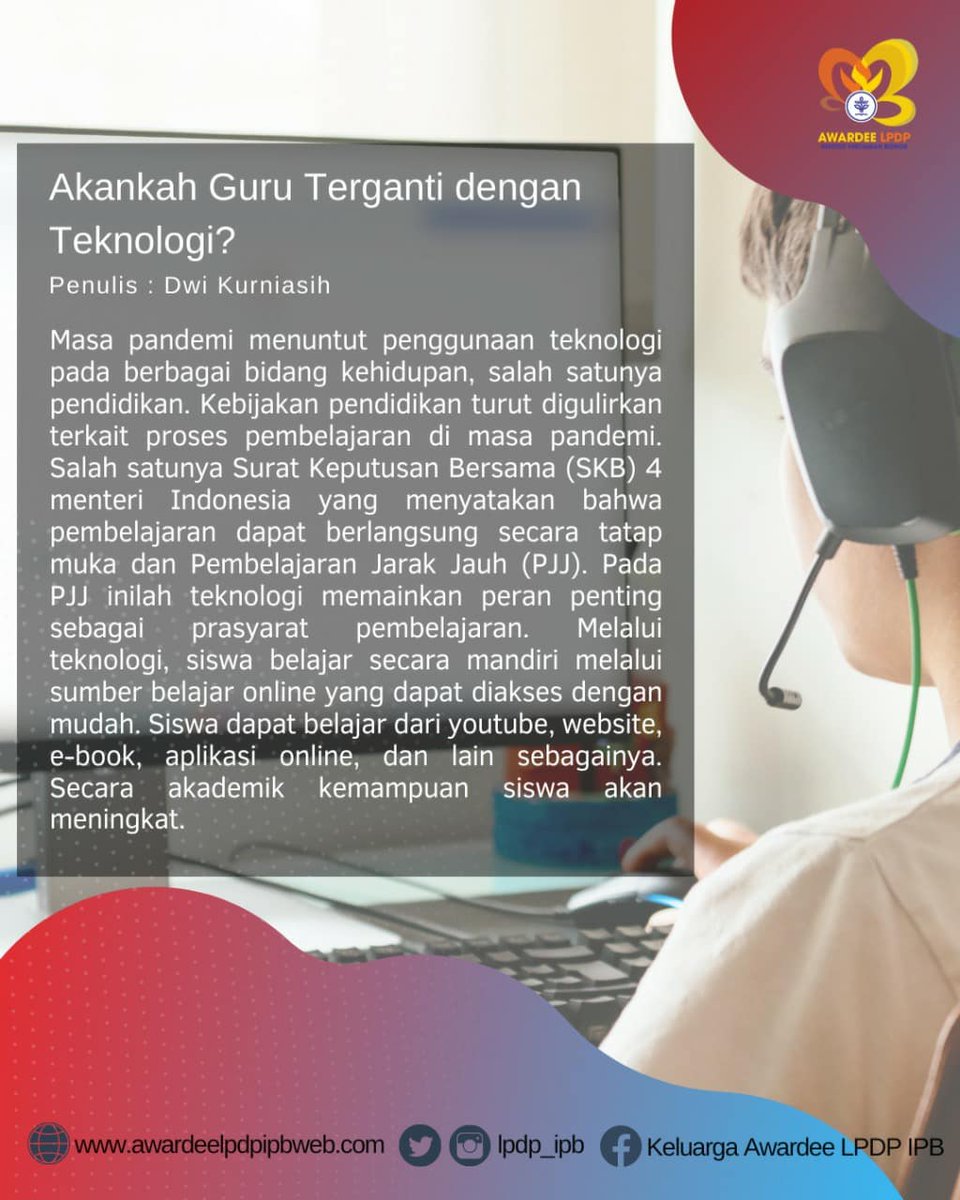 Awardee LPDP IPB tweet media