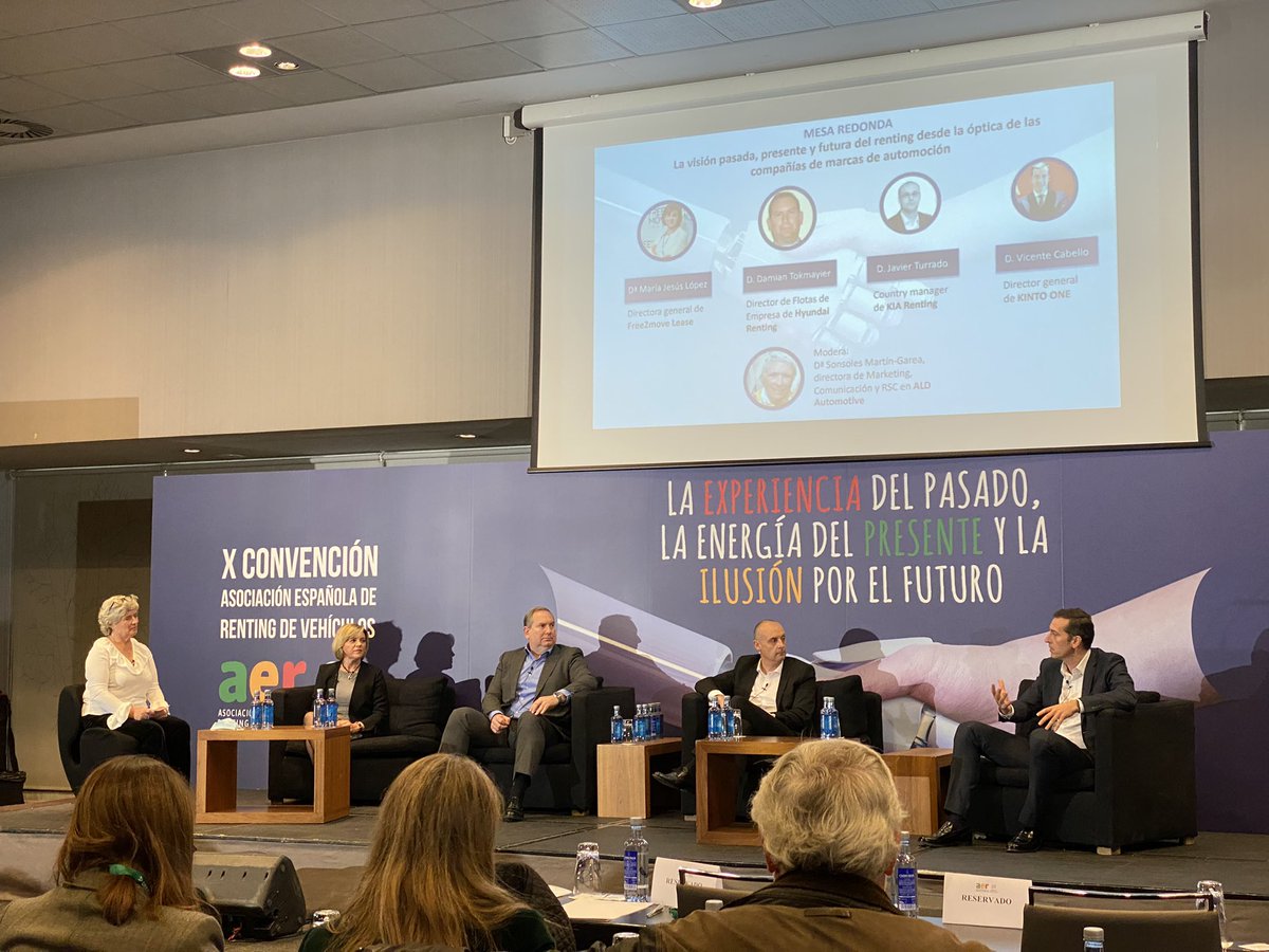 Hoy en la Asamblea de <a href="/AERenting_Vehic/">AERenting_Vehiculos</a> . 25 Años.
Gran Mesa redonda moderada por @sonsolesgarea Grande!
“El renting desde la óptica de los fabricantes”
Gracias a <a href="/AERenting_Vehic/">AERenting_Vehiculos</a> por invitar a <a href="/Feneval/">Feneval</a> #alquiler #automocion #movilidad