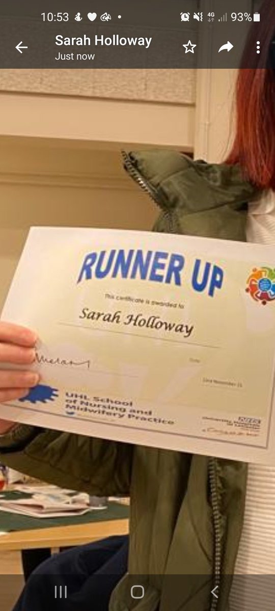 10Lgh's tweet photo. Congratulations to our HCA Sarah for her commitment to the trust.....well deserved 🌟#meaningfulrecognition #Team10 @ZoeDilks @UHLsue_mason https://t.co/fjigjL7ZCp