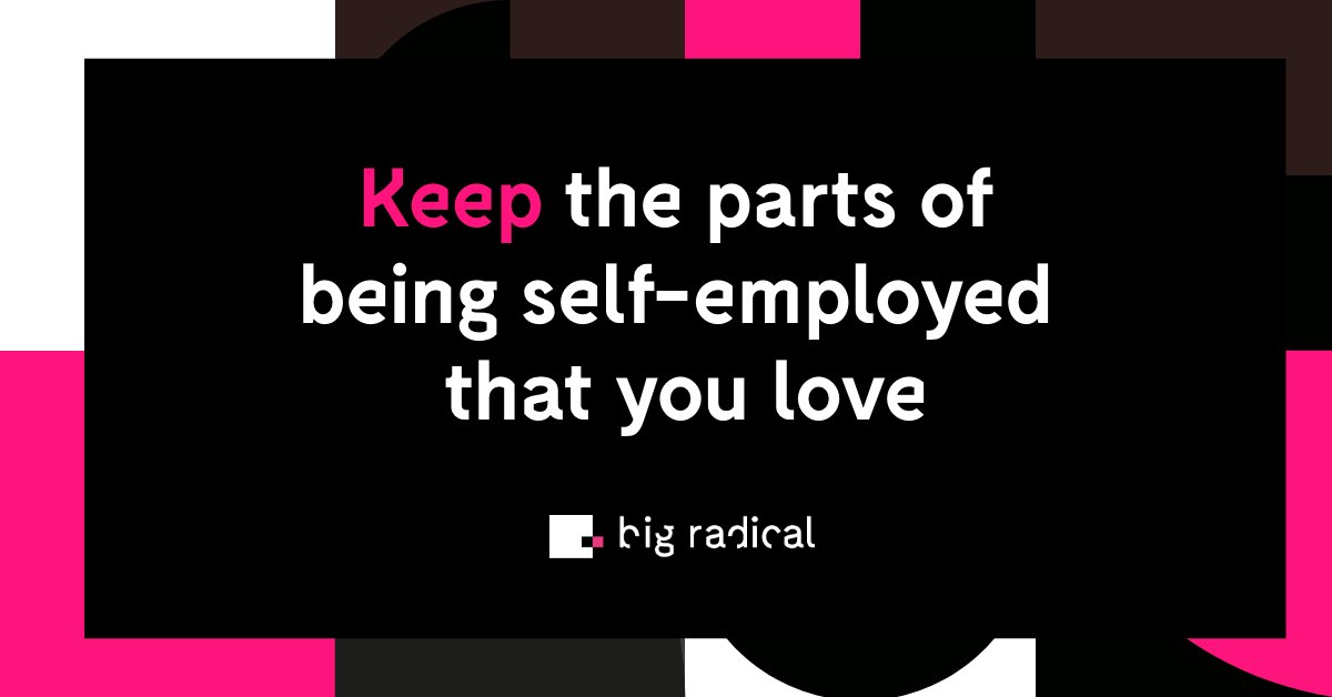 Big Radical brings together a collective of the industry’s finest talent on a mission to redefine the future of self-employment, and in doing so, deliver the best work of their careers. 

Let's collaborate --≥ etchuk.co/3xaLNFw

#selfemployed #freelance #freelancerlife