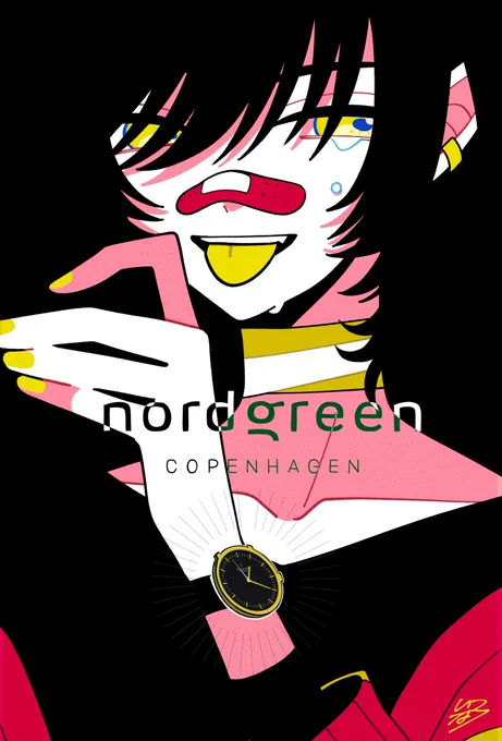 ウルフカット男子と時計
#Nordgreen #ノードグリーン #腕時計 