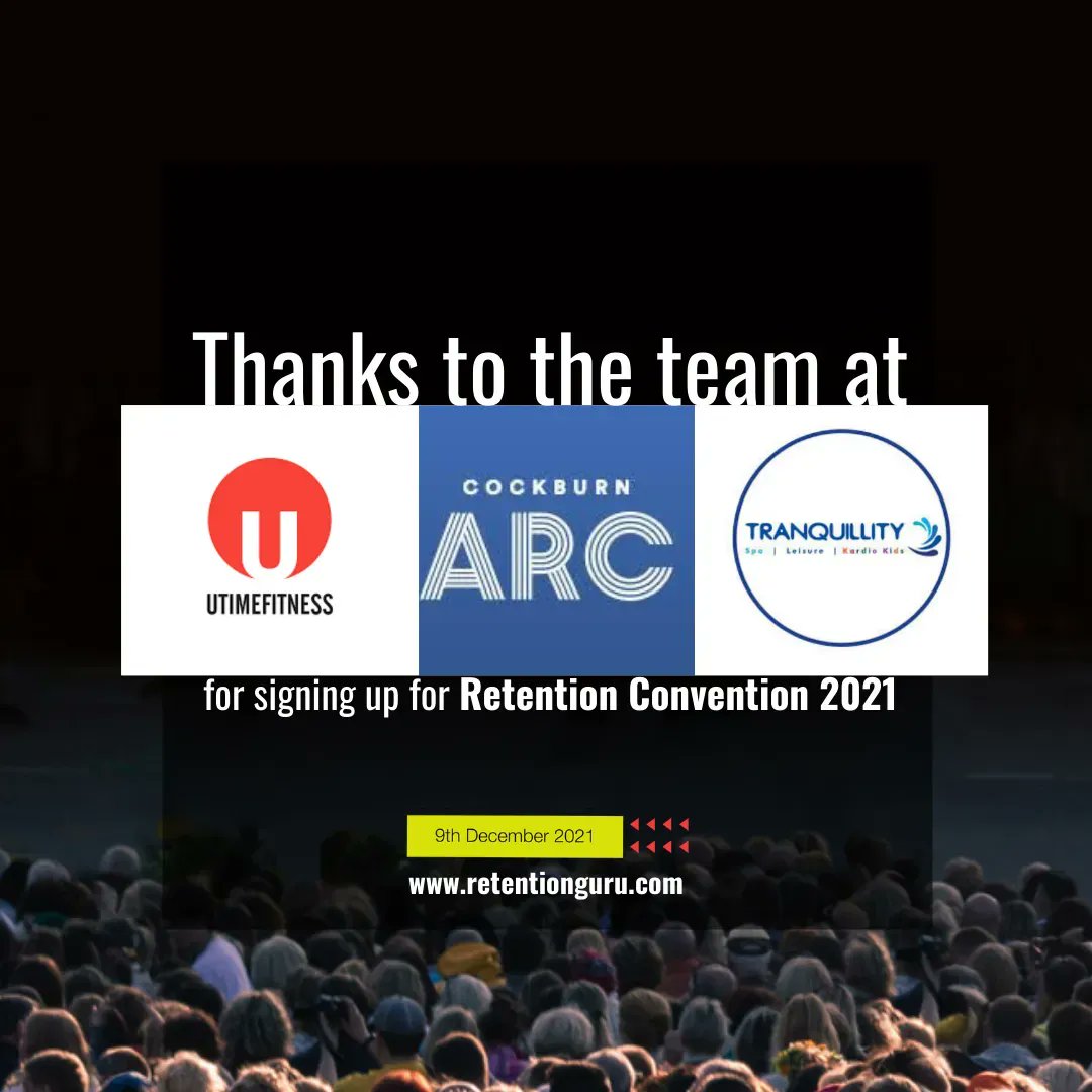 guru_paul's tweet photo. Thanks to the teams at @utimeFitness, @CockburnARC &
@tranquility_leisure_and_spa for signing up for #RetentionConvention21
Just two weeks to go !
but there's still time to sign up for - 'Designing #MemorableExerciseExperiences' :
https://t.co/Quh0WYqWM2 https://t.co/tUvgnghEBy