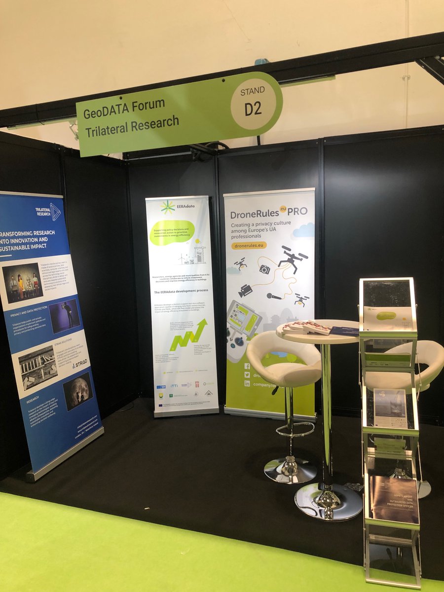 TRIResearch_'s tweet photo. Are you at the @GEOBusinessShow?

Join us at our booth to learn about @TRIResearch_’s work on #geospatial #datamanagement, our #DataProtection &amp; #CyberRisk services, projects #HAMOC, @EERAdata_H2020 &amp; @aqua3seu https://t.co/yDAv7iWtDr #GEObiz https://t.co/N6LyrFtxvI