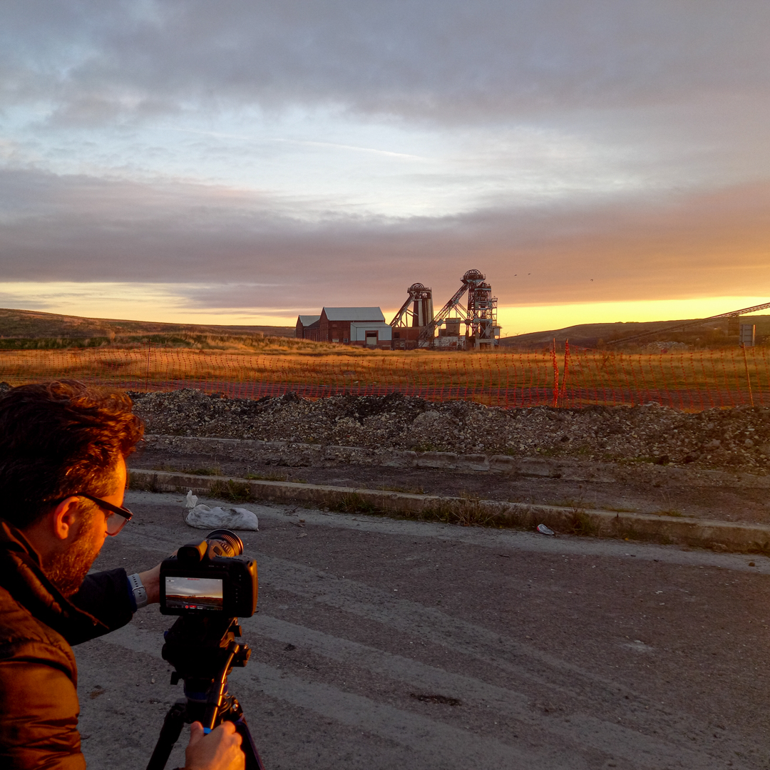 yuchenwang's tweet photo. Filming @DNCreates new commission #FullCircle curated by @mikestubbs for @DanumGLAM exploring Doncaster’s post-industrial landscape, where nature and technology collide #HatfieldColliery #slagheap #HumberheadPeatlands conservation rewetting #LindholmeOldMoor #SphagnumMoss https://t.co/FUnKq1ZS6a