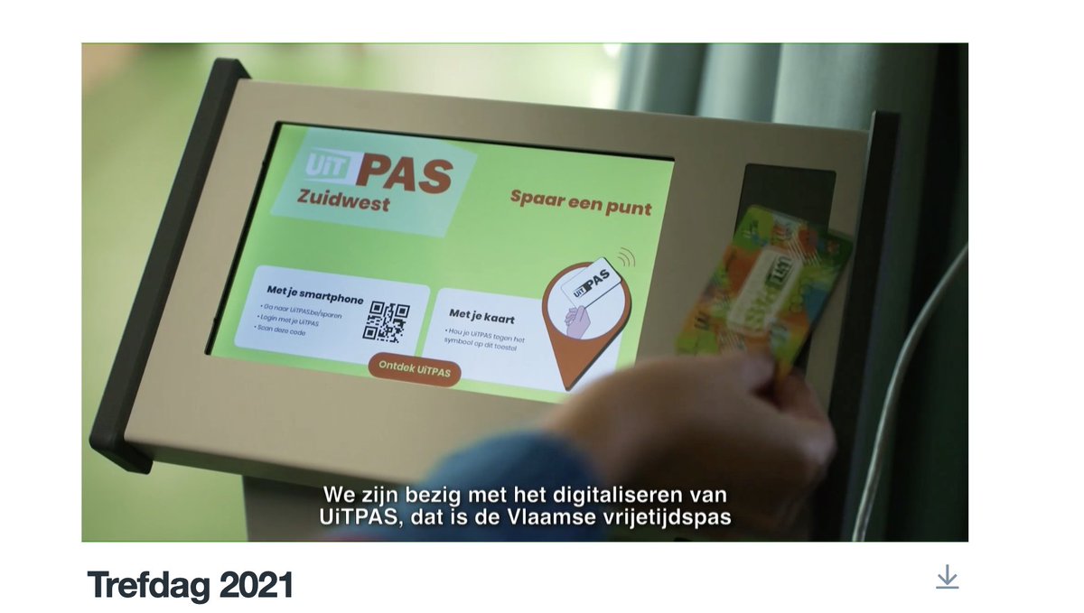A3Wi's tweet photo. Live sessie van Trefdag Digitaal Vlaanderen gevolgd. Met onder meer het project van publiq vzw hoe zij met @SolidMit #UiTPAS willen digitaliseren terwijl de gebruiker makkelijk controle houdt over zijn data.
En tot mijn verbazing is @StadBrugge hier niet mee bezig???
#TDV21 https://t.co/3FnwCffP1g