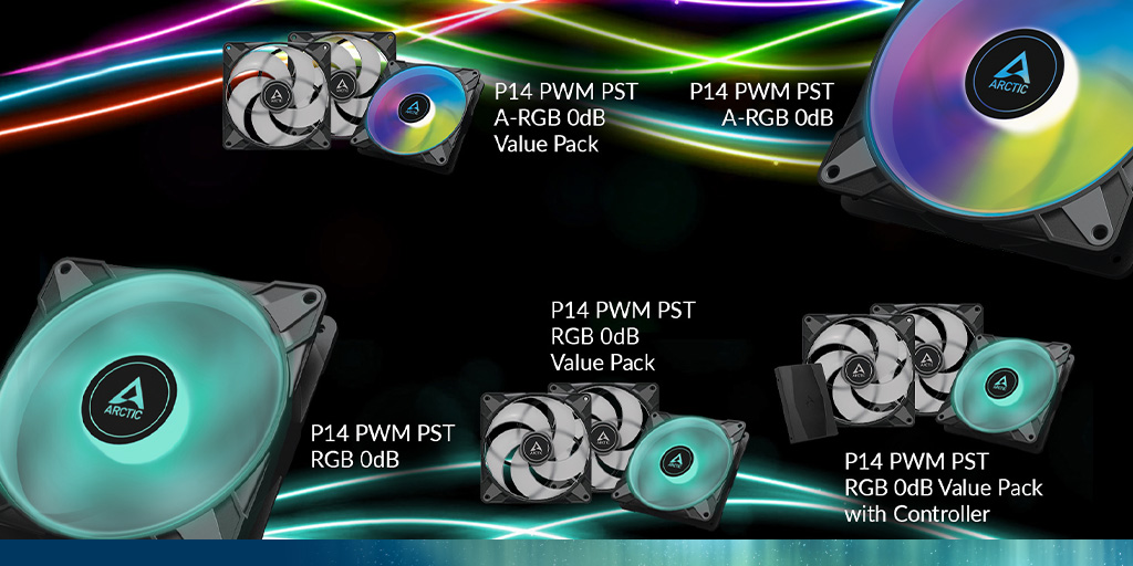 Arctic Introduces P14 RGB & P14 A-RGB Fans