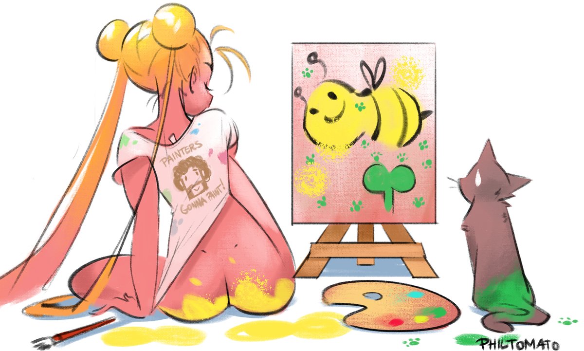 "It---It's my artstyle, ok?"