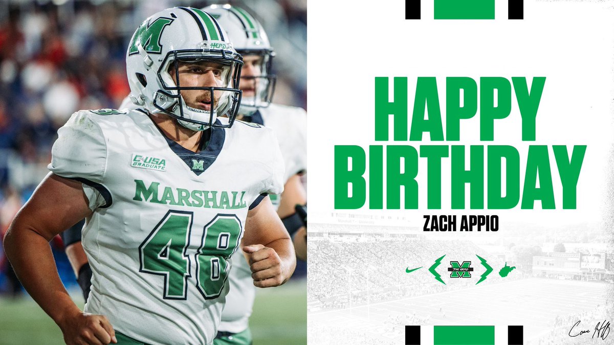 MarkGale3's tweet photo. Happy Birthday to @HerdFB LS @zappio_51.  Hoping you have a great day Zach!!

#HerdFamily
#OneHerd
#YourBestYou
#TrustTheProcess
#CloseTheGap https://t.co/5wKtcuh6Gs