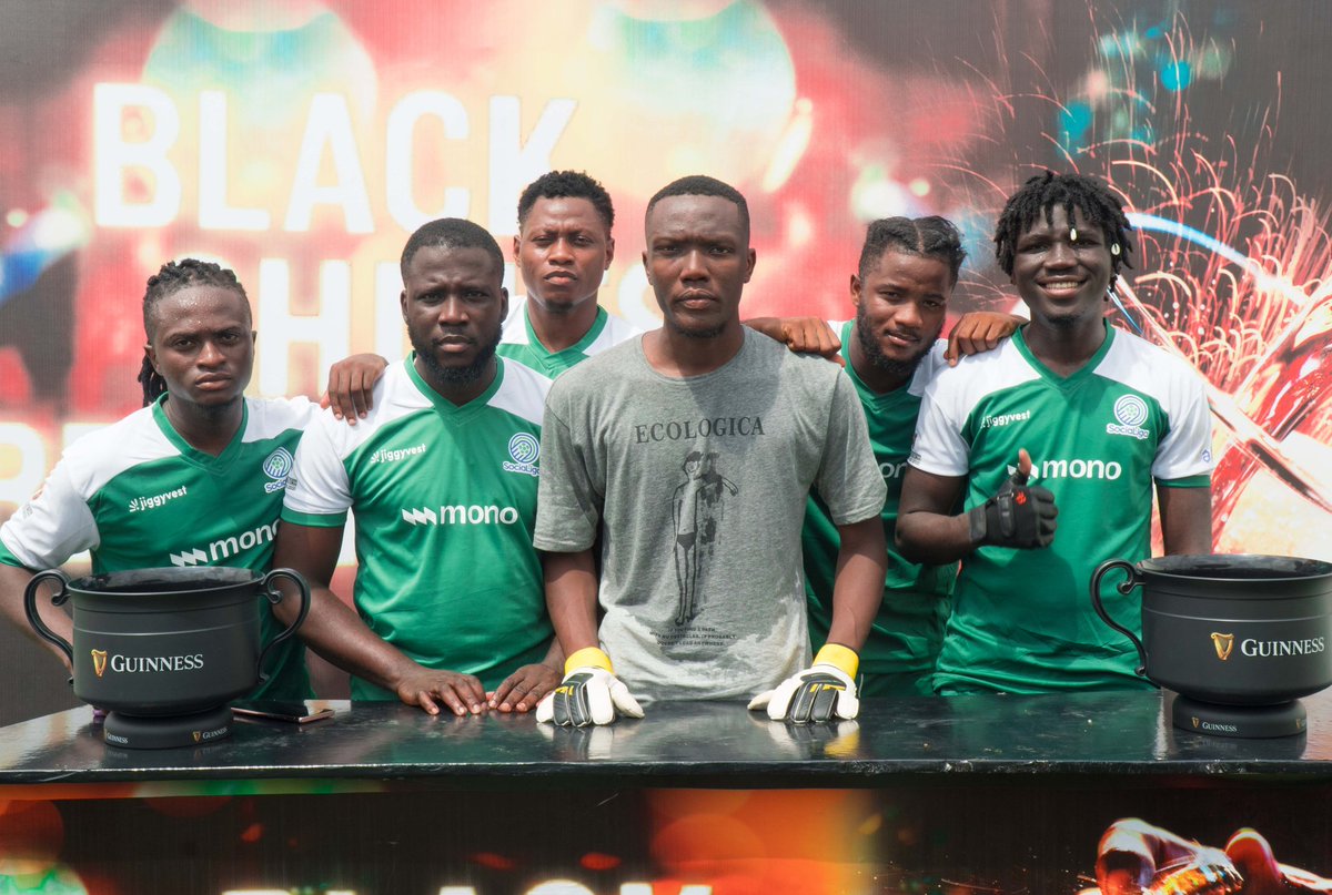 mono_hq's tweet photo. Throwback to last Saturday, when the Monoliths rocked the pitch at the @jiggyvest x @TheSociaLiga #5ves event, won a match, made it to the semi-finals, and had loads of fun 🥅⚽️.
Now, where do we sign up for the EPL 👀? https://t.co/OvRDM9OwTX