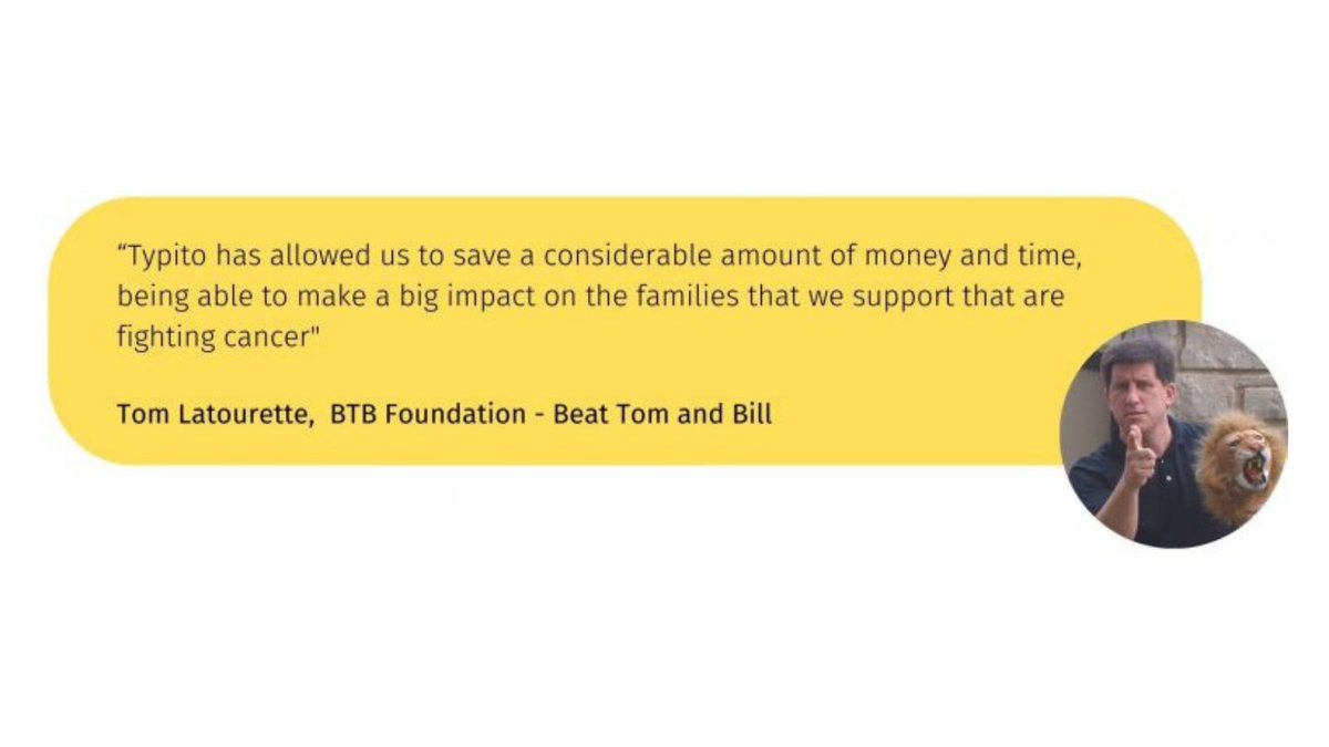TypitoHQ's tweet photo. The Outcome 💪

Typito was able to help Tom save time and make high-quality videos. With video, Tom and Bill tick the checkboxes of some of their primary goals – spread awareness, boost engagement, and garner more views and support.

8/9 https://t.co/azX1T6gGiX
