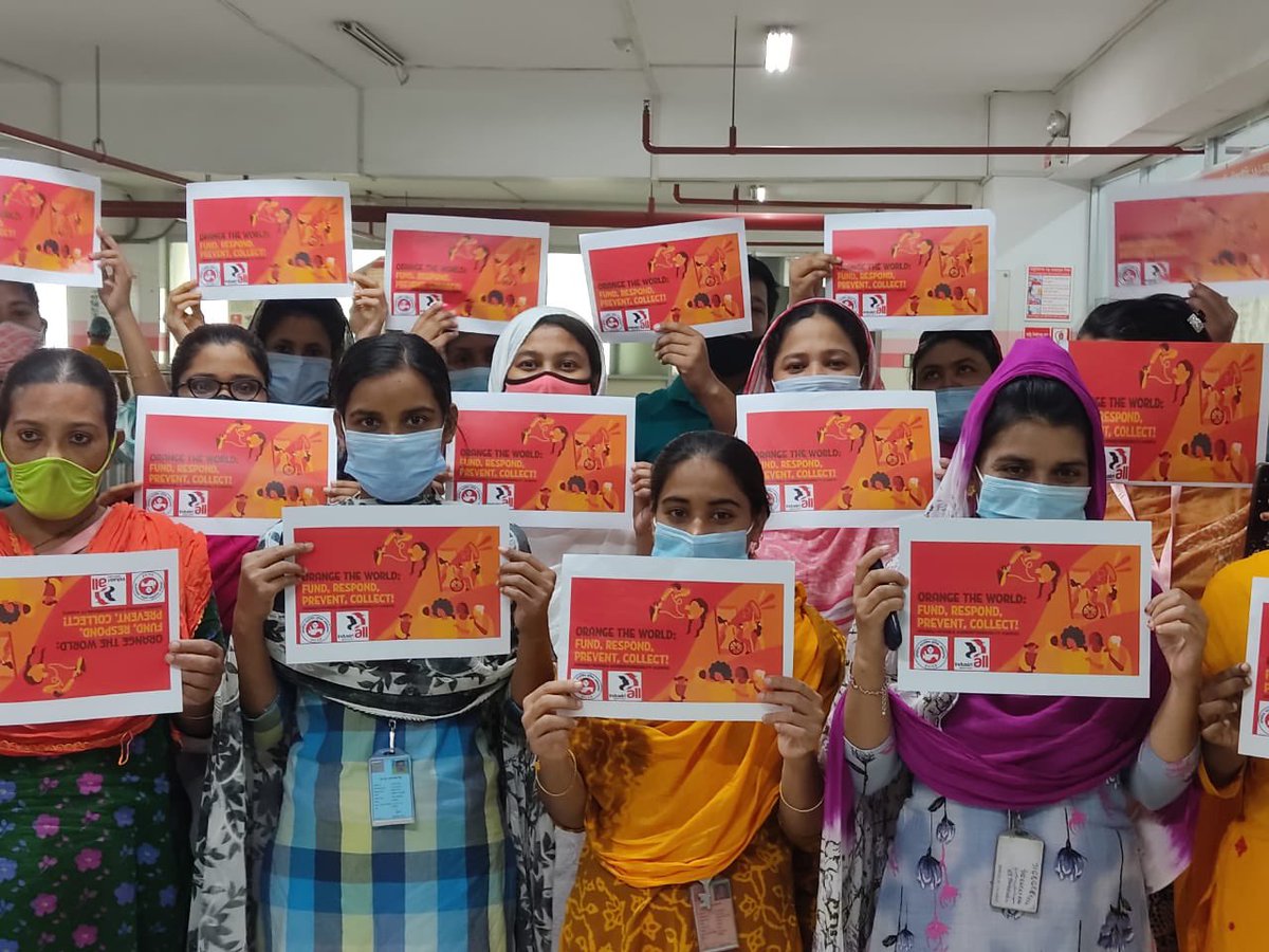 NazmaAkter73's tweet photo. The #16days campaign starts today, raising awareness of violence against women; the most prevalent form of human rights violation.Rape &amp; sexual assault have risen throughout pandemic.Laws protecting women at home &amp; at work must be better upheld.#16DaysofActivism @IndustriALL_GU https://t.co/OpZQwOSEyL