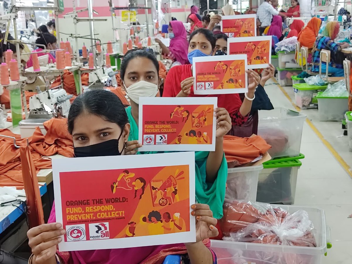 NazmaAkter73's tweet photo. The #16days campaign starts today, raising awareness of violence against women; the most prevalent form of human rights violation.Rape &amp; sexual assault have risen throughout pandemic.Laws protecting women at home &amp; at work must be better upheld.#16DaysofActivism @IndustriALL_GU https://t.co/OpZQwOSEyL