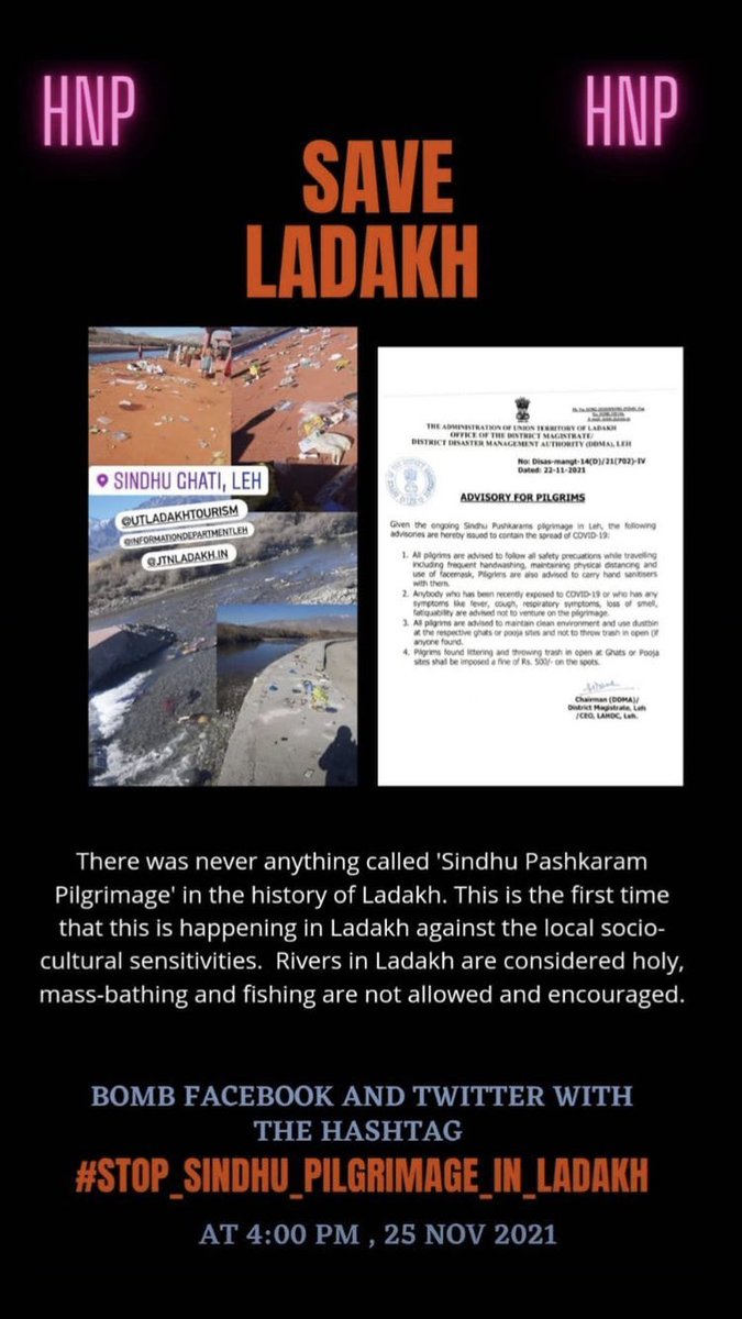 achan_sy's tweet photo. We Ladakhis can’t afford this Pollution anymore…!
P.s created this nuisance by non locals and cleaned by locals..! Unacceptable! #STOP_SINDHU_PILGRIMAGE_IN_LADAKH #SAVE_LADAKH https://t.co/utfc6FYLwY