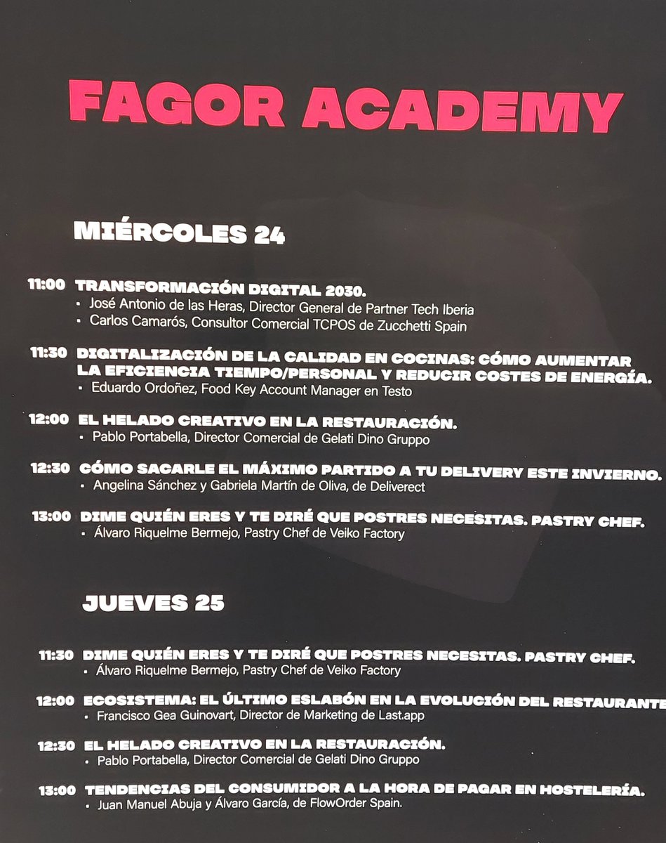 ZucchettiSpain's tweet photo. Seguimos en #ExpoFoodService21!
Ayer ponencia de nuestro compañero Carlos Camarós: #TransformacionDigital 2030
🚩@ZucchettiSpa fabricante líder europeo
🚩#TCPOS la Revolución Omnicanal del sector #horeca ¡Fideliza a tus clientes con una visión 360º!
#growyourcore @ZucchettiWorld https://t.co/6Y7LjQtrh7